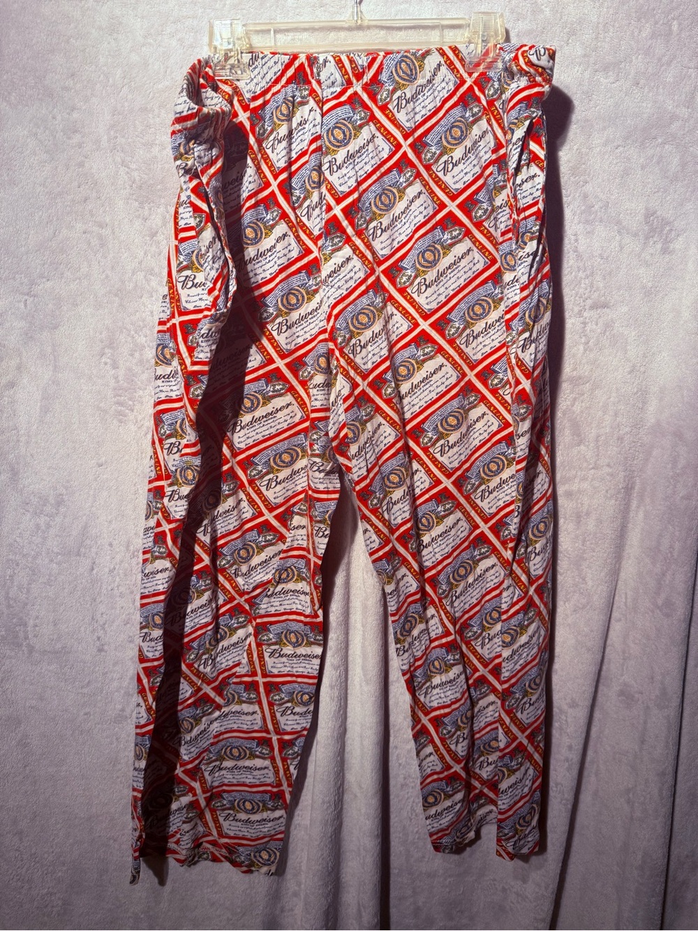 Budweiser All Over Print Lounge Pajama Pants Beer Graphic Unisex
